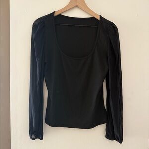 Elegant Black Women's Top